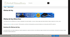 Desktop Screenshot of ofertaultimahora.info