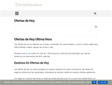 Tablet Screenshot of ofertaultimahora.info